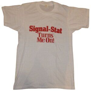 Vintage 80s Signal-Stat Turns Me On! Single Stitch T-Shirt Adult Medium